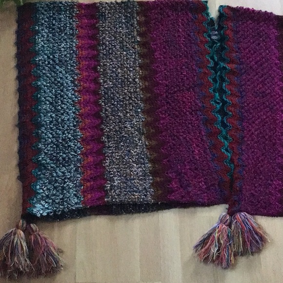 RARE Anthropologie Knit Fringe Kimono Shawl Cape Poncho Free People - Picture 13 of 16